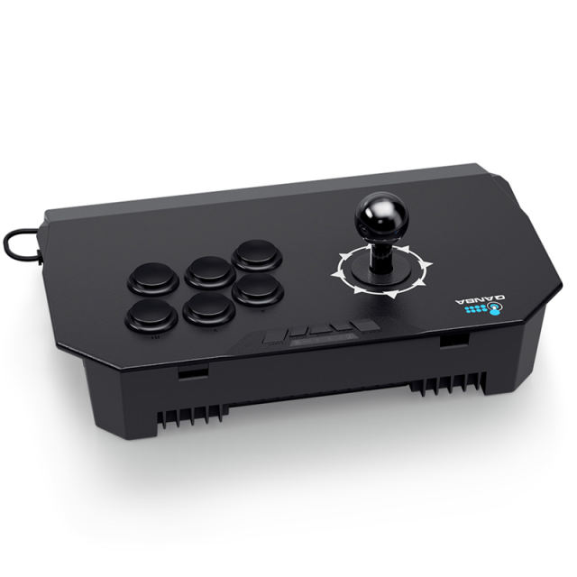 Qanba N1-BQ N1-BG Arcade Joystick Black for Pc &Android (Fighting Stick)