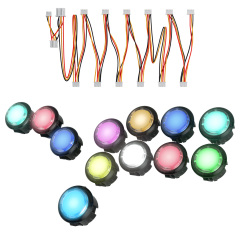 Qanba Gravity KS RGB LED illuminated buttons