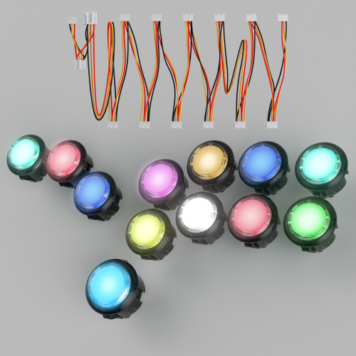 Qanba Gravity KS RGB LED illuminated buttons
