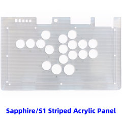 Striped Transparent Acrylic Panel