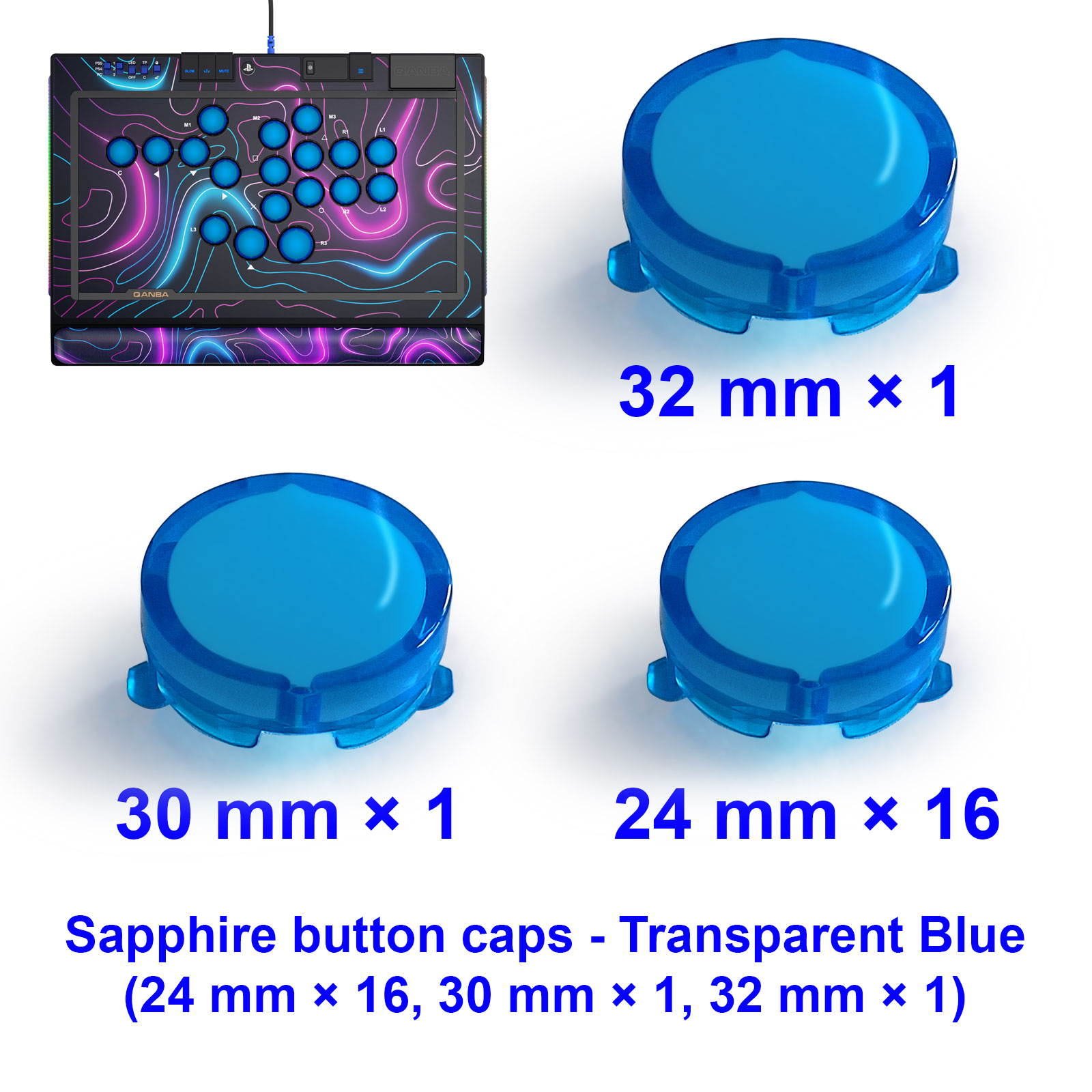 SAPPHIRE S1 Button Cap