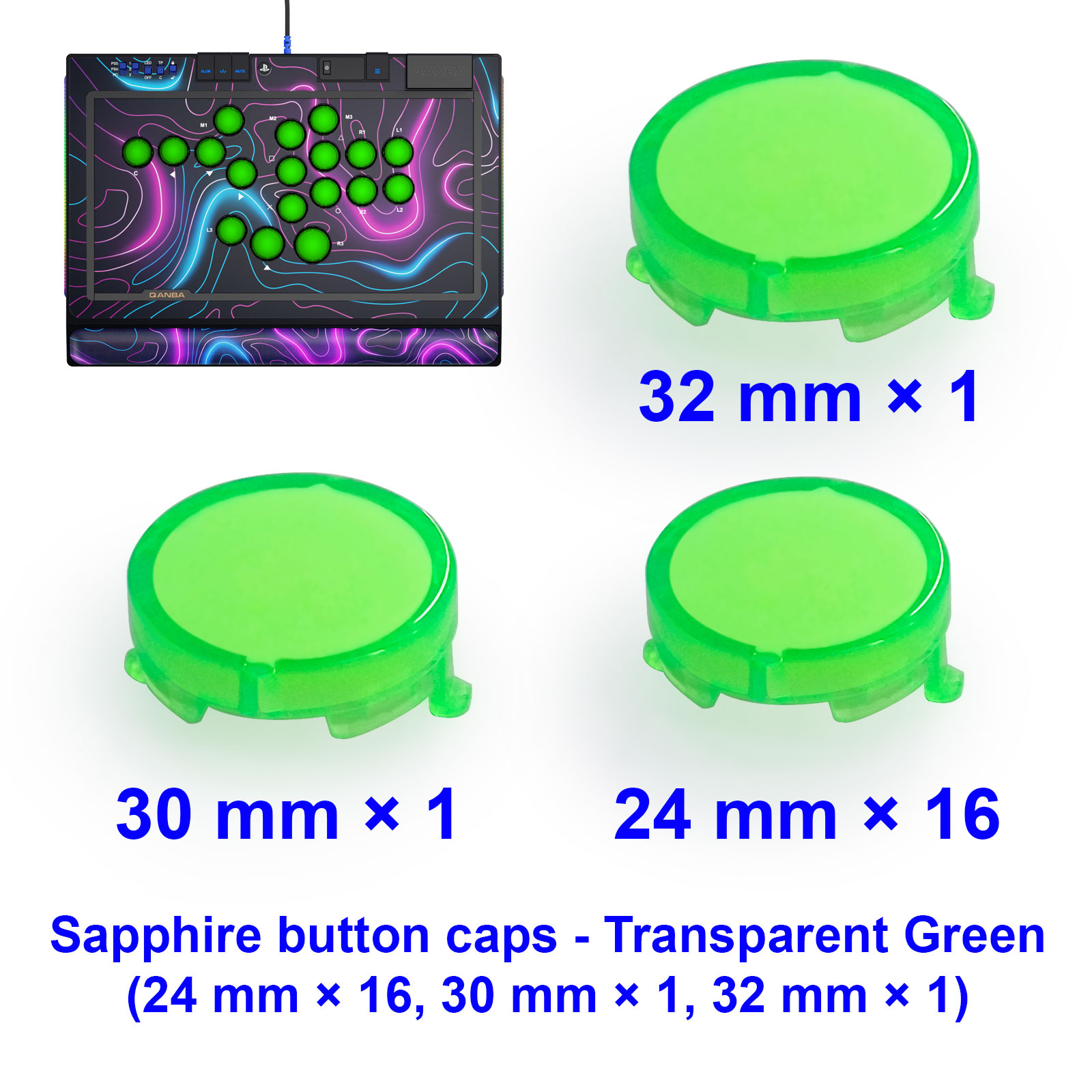 SAPPHIRE S1 Button Cap