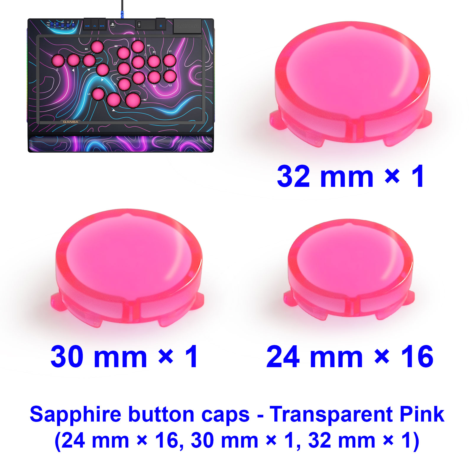 SAPPHIRE S1 Button Cap