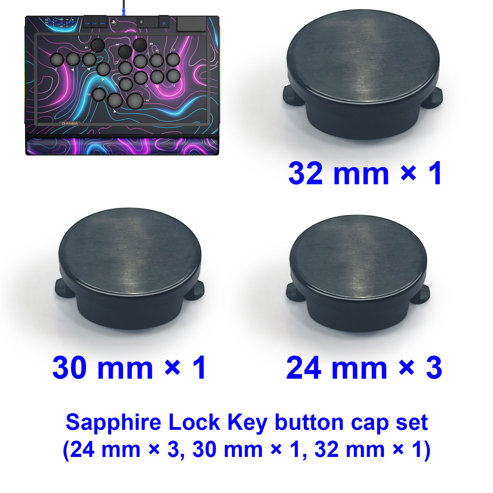 SAPPHIRE S1 Button Cap