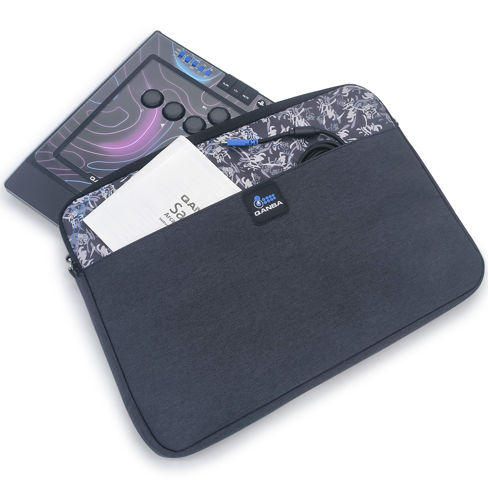 QANBA Sapphire S1 Arcade Fight Stick Backpack   Portable Gaming Controller Carry Bag  Protective Travel Case