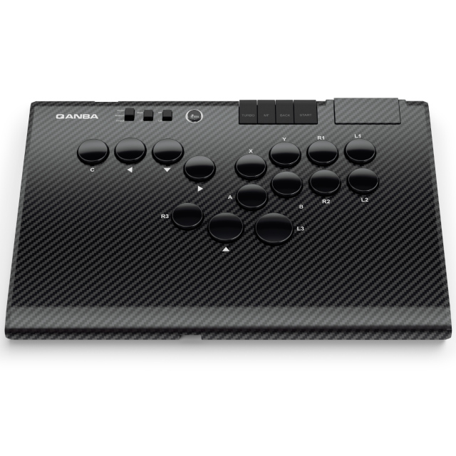 Qanba Ruby Arcade Controller (Carbon Fiber Black)