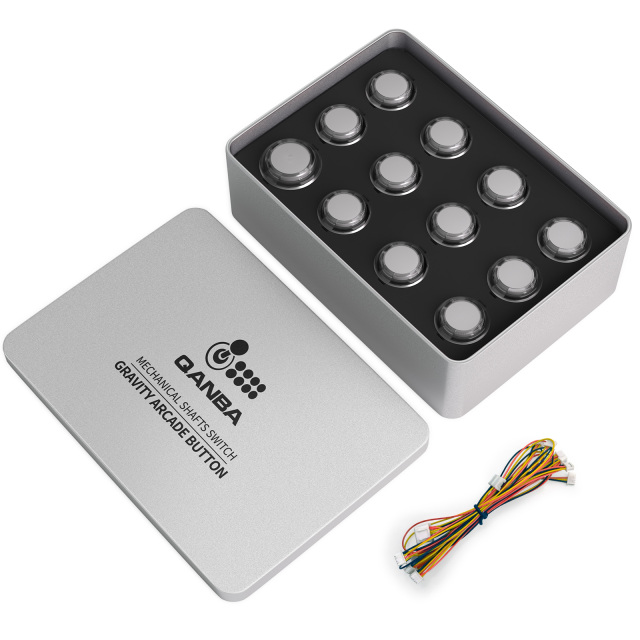 Qanba Gravity KS RGB LED illuminated buttons