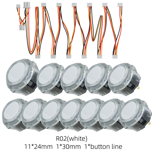 Qanba Gravity KS RGB LED illuminated buttons