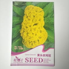 yellow cockscomb seeds 100 seeds/bags