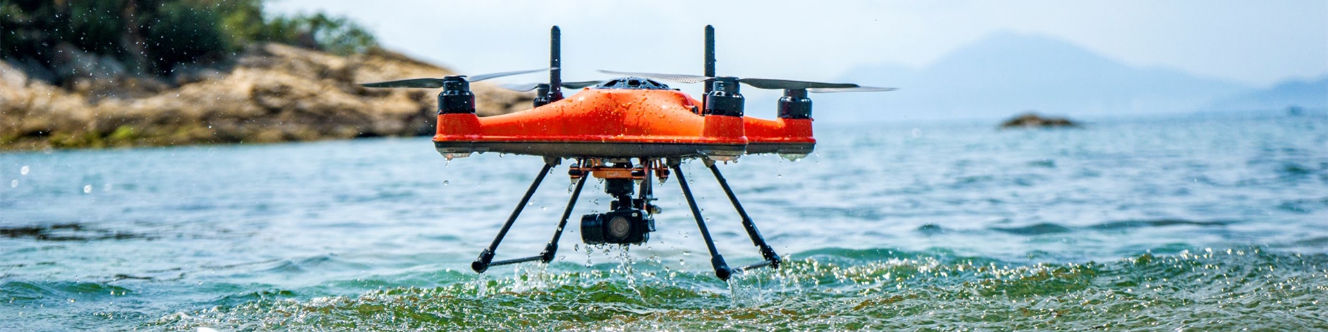 Waterproof Drone. No longer worry about drones falling into the water