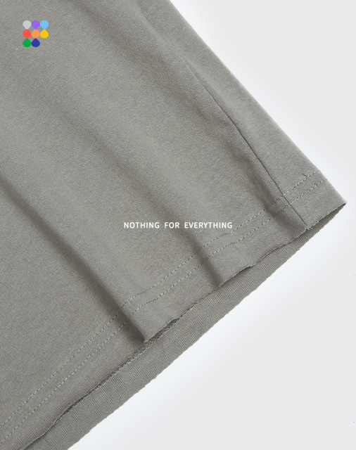 200g Cotton and Linen Loose Solid Color Long Sleeve