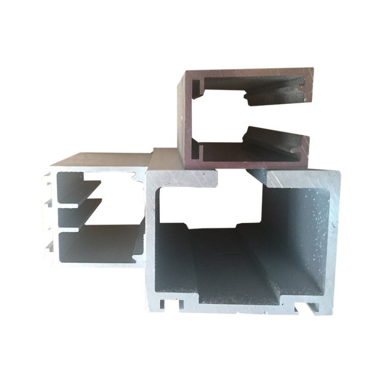 Perfil en U extruido de aleación de aluminio Perfil de riel de guía de tira de aluminio