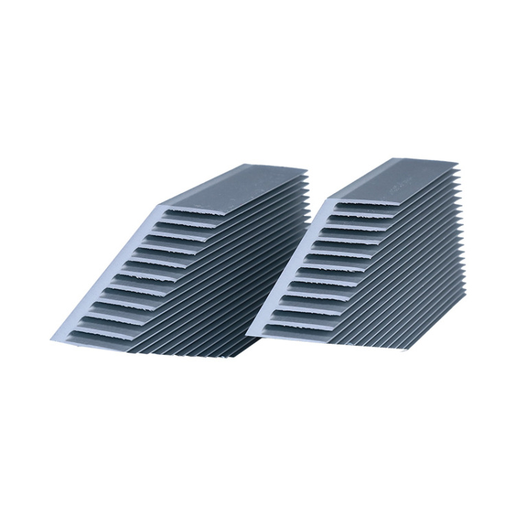 All Kinds Of Radiator Stock High-density Heat Dissipation Teeth Extruded Aluminum Profiles Can Be Customized