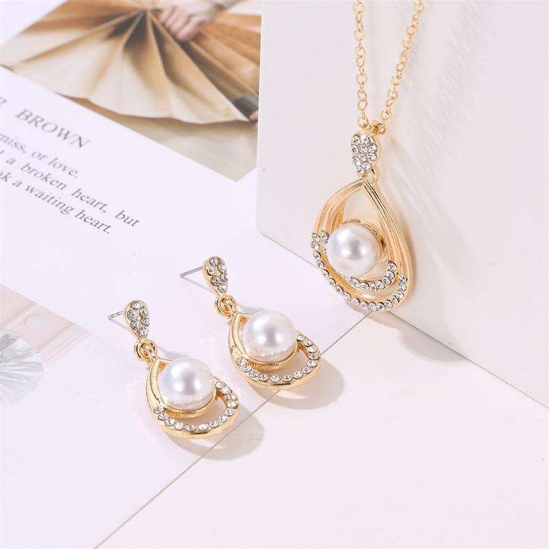 Wholesale Jewelry Delicate Wedding Bride Jewelry Set