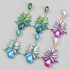 Popular Rhinestone Dropping Earrings With Alloy Supplier