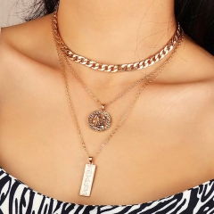 Fashion Trend Multi-layer Metal Necklace Supplier