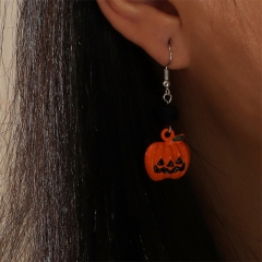Halloween Series Earrings, Holiday Party Funny Personality Pumpkin Earrings Distributor