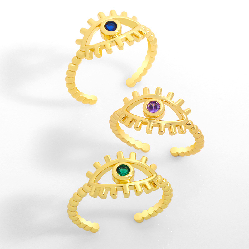 Style Ring, Devil Eye Ring, Creative Trendy Hip Hop Open Ring Supplier