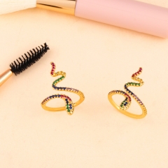 Wholesale Creative  Products, Vintage Snake-shaped Ring, Open Ring