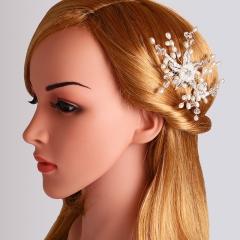 Wholesale Fairy Pearl Bridal Hair Accessories Headdress Wedding Rhinestone Wedding Accessories