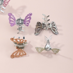 Wholesale Jewelry Children's Butterfly Hair Clip  Flashing Catch Clip