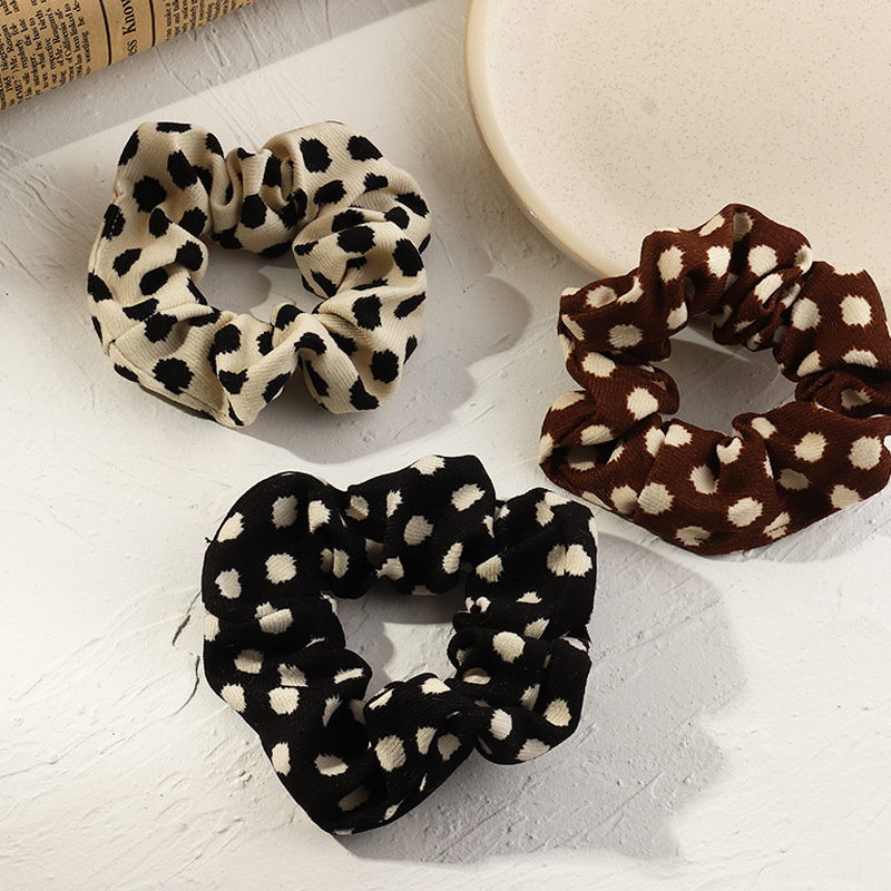 Wholesale Jewelry Fashion Leopard Fiber Hair Tie Head Flower Lady