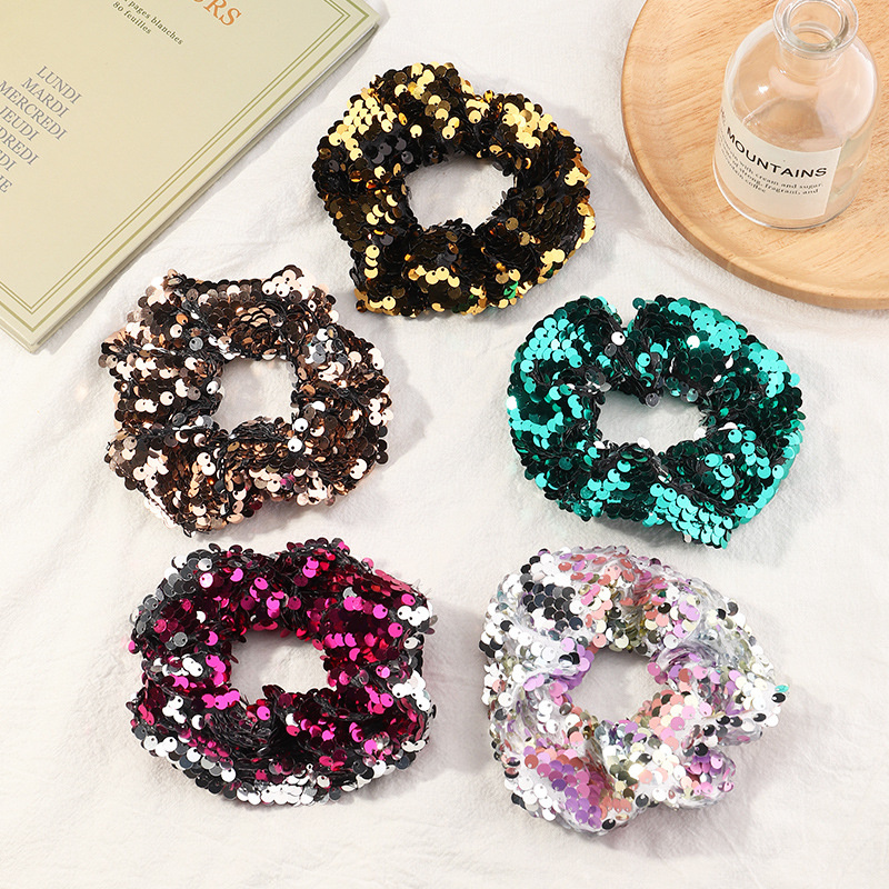 Wholesale Jewelry Style Ladies Mermaid Sequined Hair Accessories Disc Hair