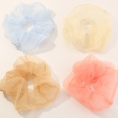 Wholesale Jewelry Korean Sweet Girl Snow Yarn Hair Rope Hair Tie Rubber Band Super Fairy