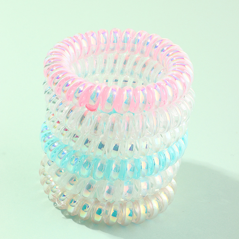 6-piece Set Of Cute Fluorescent Wave Hair Rope Manufacturer