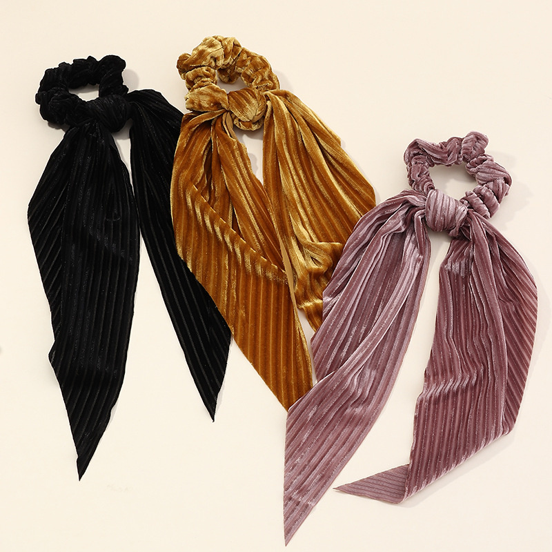Korean Style Bow Hair Ornament Beautiful Girl Ponytail Rubber Band Manufacturer