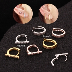 Style Personalized Cartilage Earrings Zircon Ear Buckles Distributor