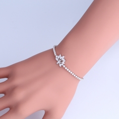 Korean Style Simple Tree Of Life Pattern Bracelet Zircon Gift Manufacturer