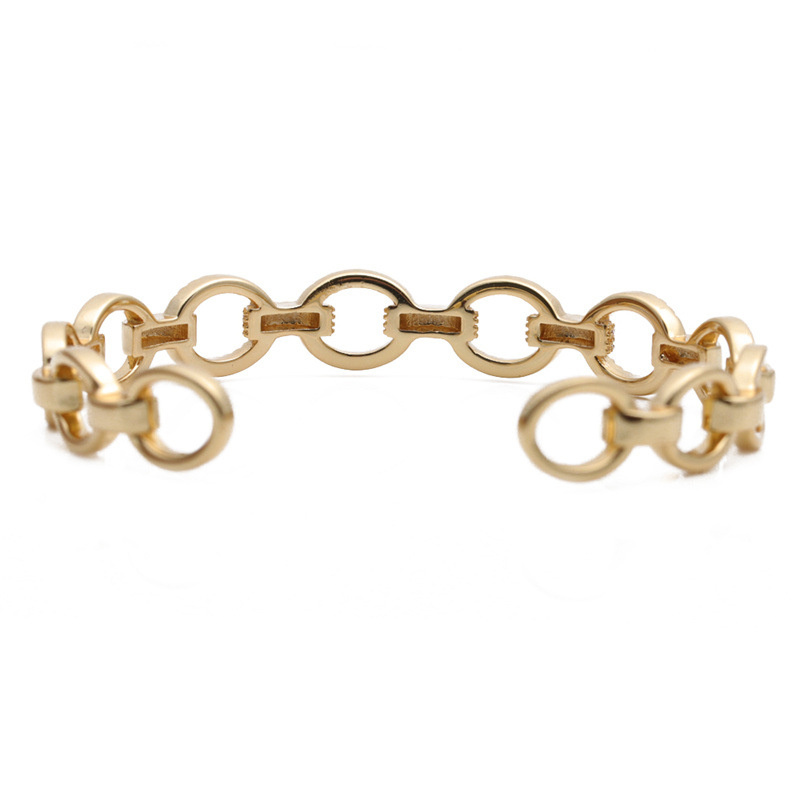 Simple Accessories Copper Zircon Opening Adjustable Bracelet Distributor