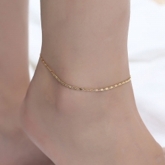 Simple  Style Beach Ladies Anklet, Metal Chain, Fashion Trend Distributor