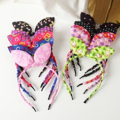 Candy Color Sequins Bow Hair Band Cartoon Cute Manufacturer