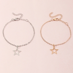 Children's Bracelet Korean Cute Hollow Five-pointed Star Pendant Distributor