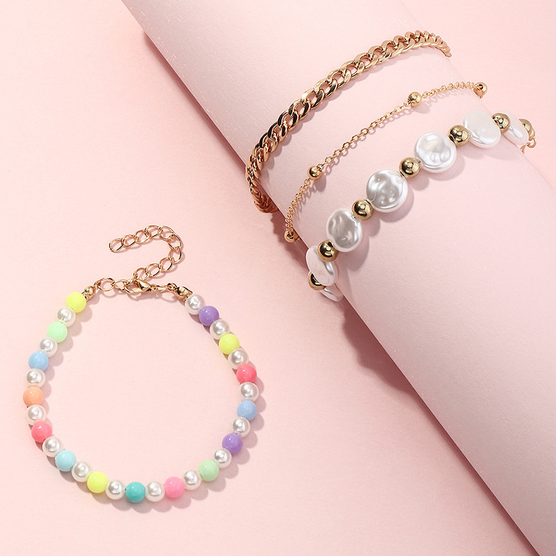 Korean Version Of Children's Resin Chain Bracelet Cute Distributor