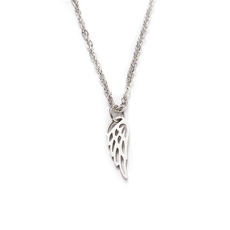 Titanium Steel Dream Wings Sweater Chain Necklace Manufacturer