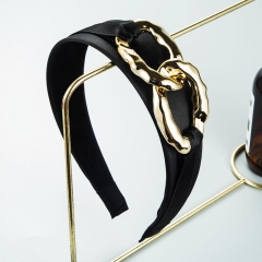 Simple And Exaggerated Personality Metal Chain Headband Explosion Manufacturer