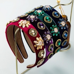 Baroque Retro Shiny Edelweiss Headband Simple Flannel Manufacturer