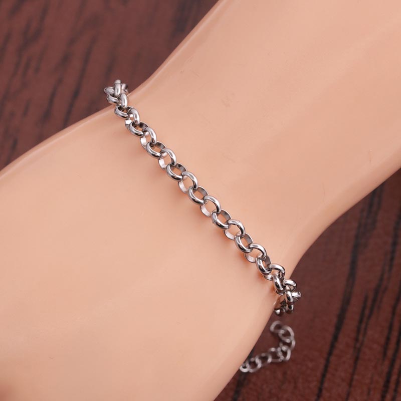 Wholesale Simple Stainless Steel Bracelet