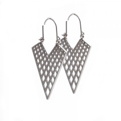 Creative Fashion Simple Stainless Steel  Earrings Hollow Earrings Manufacturer