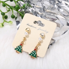 Wholesale Exquisite Gift Creative Christmas Tree Earrings Are Popular