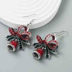 Christmas  Fashion Alloy With Diamonds Christmas Bells Earrings Party Earrings Distributor