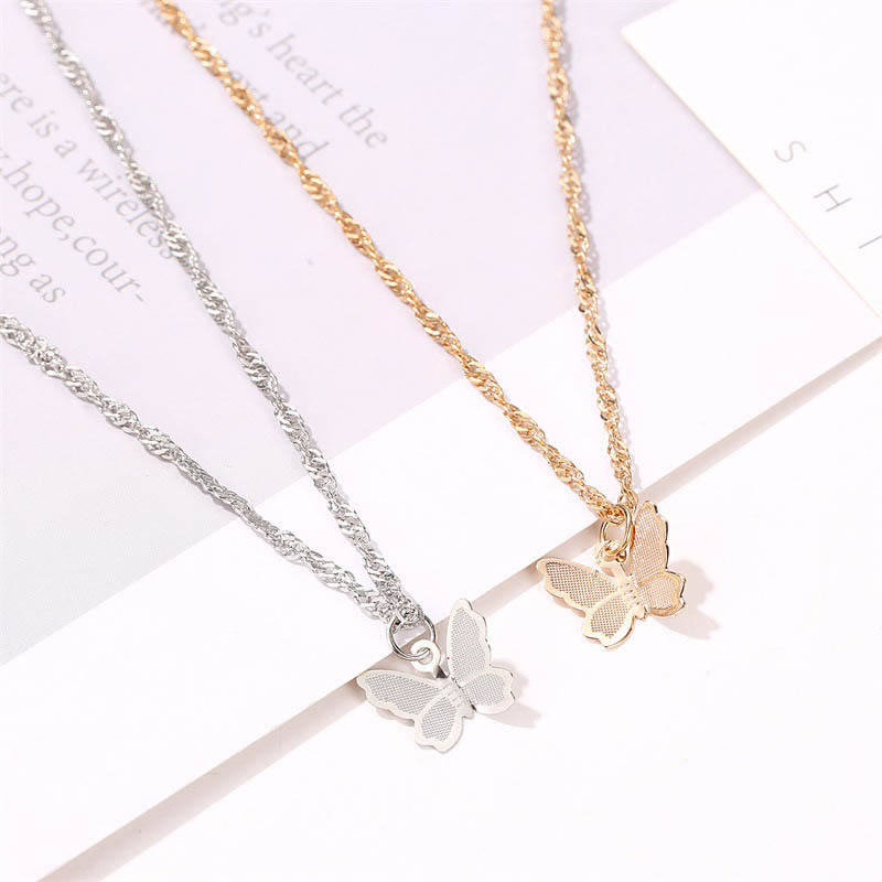 Butterfly Temperament Collarbone Chain Female Personalized Necklace Distributor