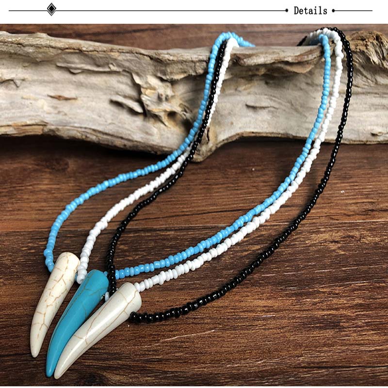 Wholesale Exaggerated Soft Ceramic Round Piece Resin Necklace Turquoise Pendant