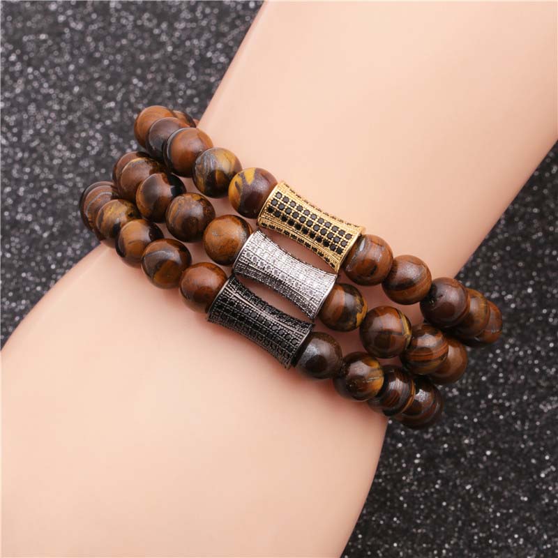 Wholesale Selling Tiger Eye Stone Waist Bracelet Beaded Vendors