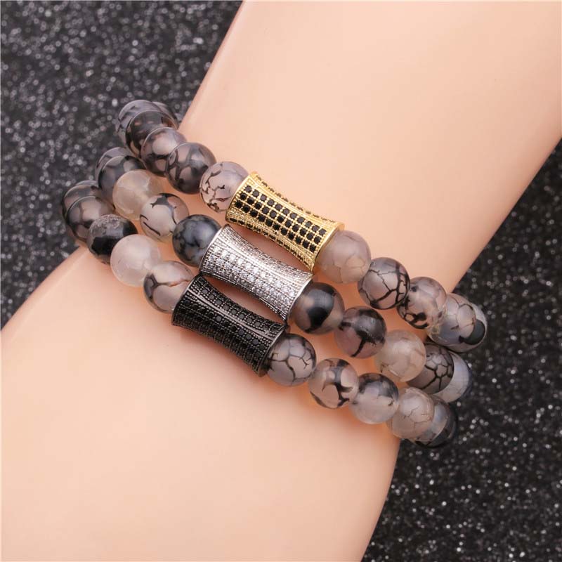 Wholesale Selling Dragon Stone Small Man Waist Bracelet Beaded Vendors