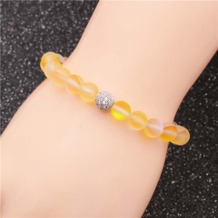 Wholesale Moonstone Diamond Ball Bracelet Beaded Vendors
