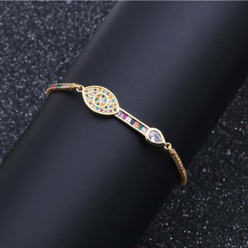 Wholesale Jewelry Copper Zirconium Crown Adjustable Bracelet Vendors
